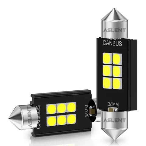 Светодиодные лампы Canbus C5W C10W 31MM 36MM 39MM 41MM, 6000K, 10 шт. — детальный вид товара