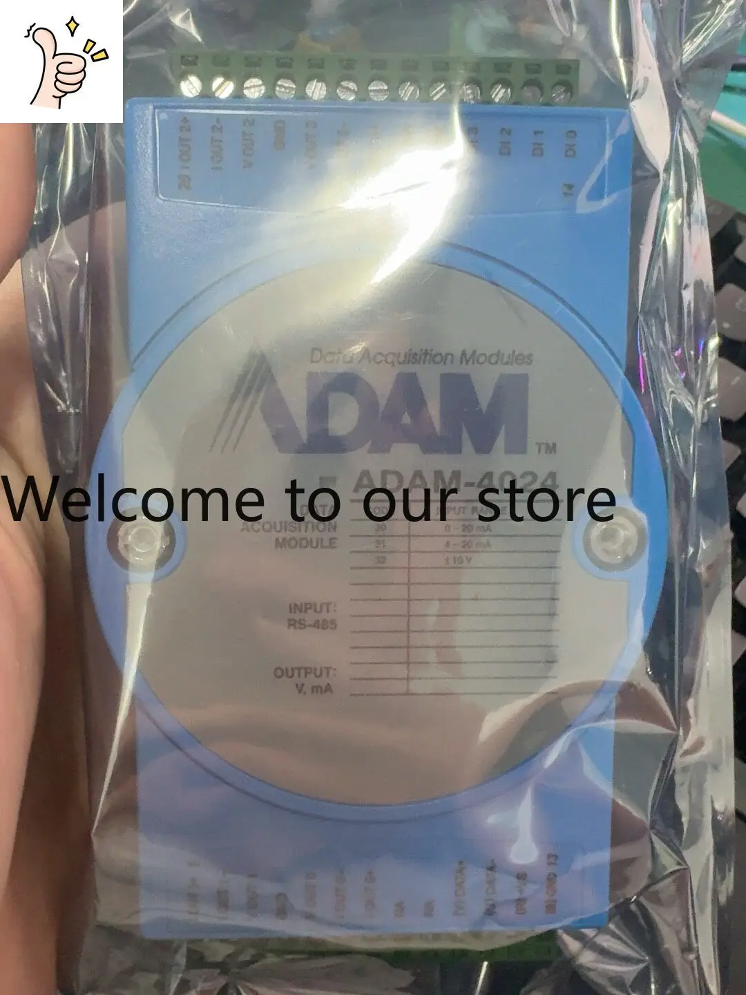 Advantech ADAM-4024 New Analog Output Module With Packaging Box