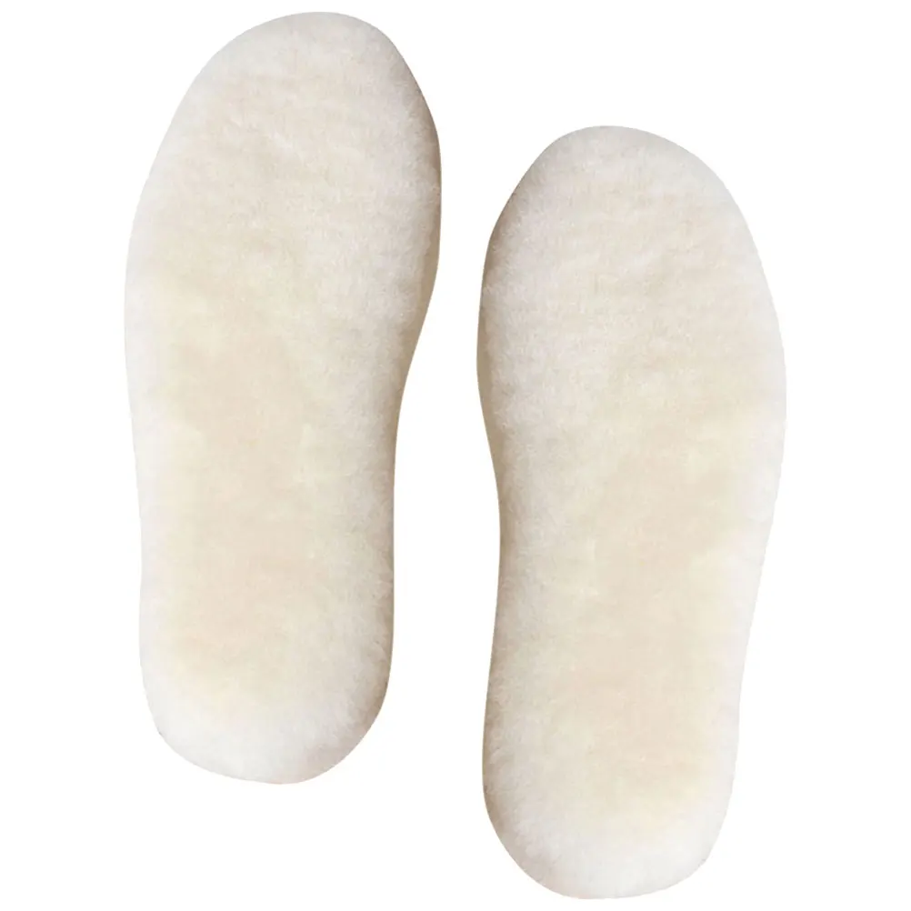 

1 Pair Wool Shoe Insoles Warm Thick Winter Boot Inserts Breathable Sweat-Absorbing Sole Pads For Boots Sneakers Replacement