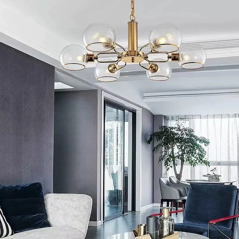 Nordic Style Chandeliers for Living Room and Hotel Wholesale Remote Control Ceiling Lighting