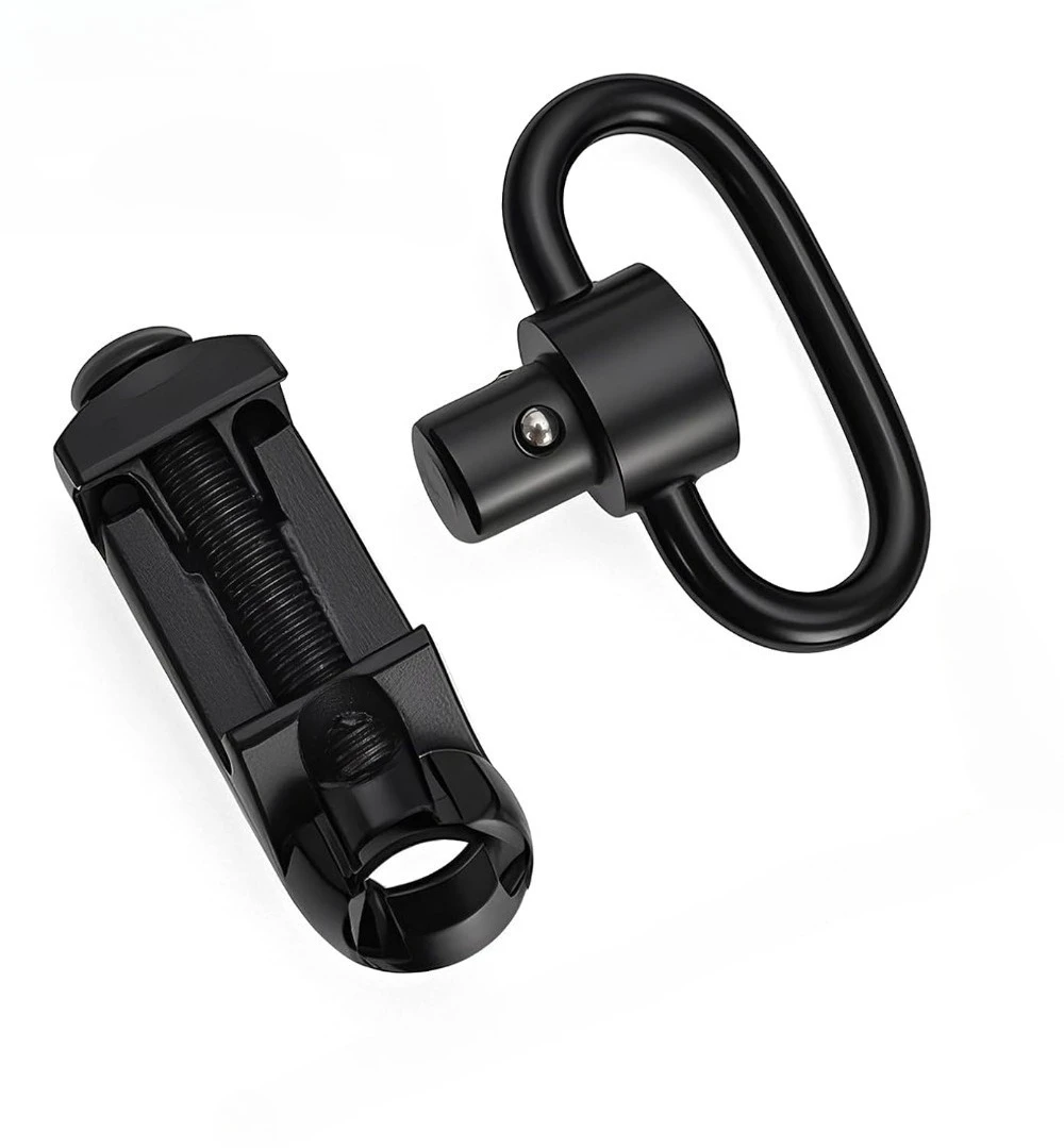 Tactical Gun Sling Swivel Mount Adapter 360degree QD Sling Rail Slot Adapter Fit 20mm Rail Rifle Sling Attachment Adapter