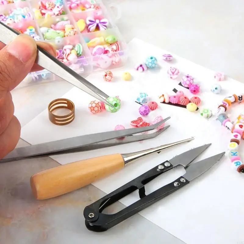 

R3MC Convenient Jewelry Tools Set Beadwork Tool Set Jewelry Pliers Set for Crafts