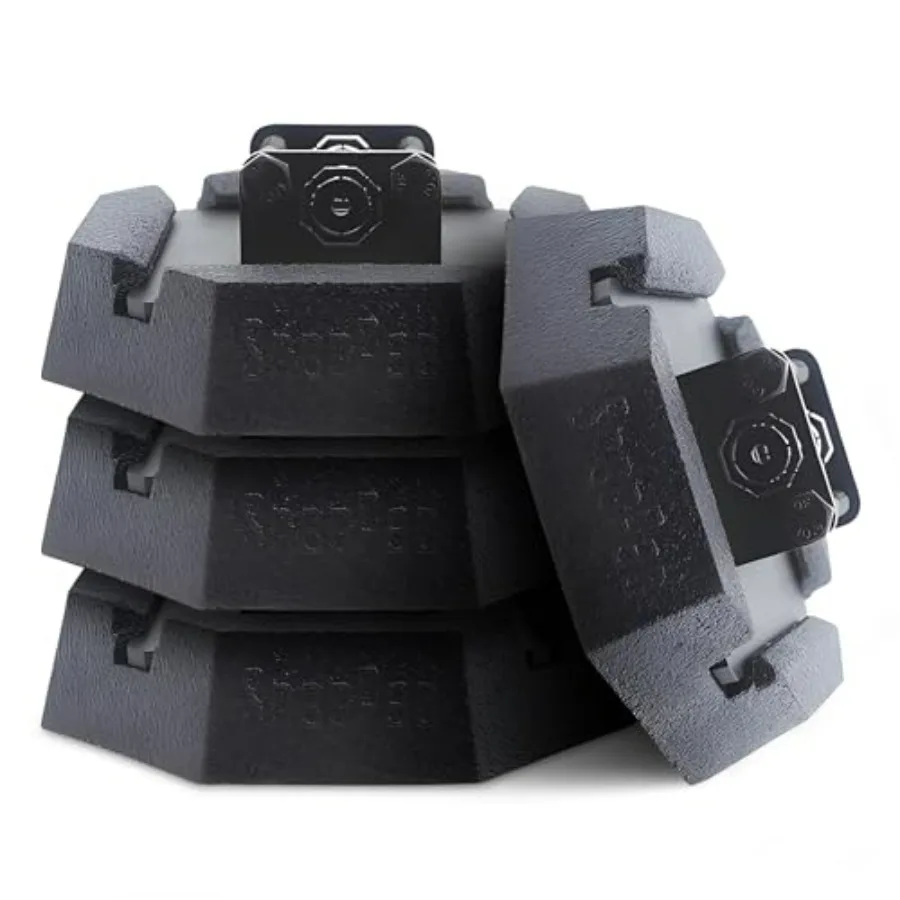 

SnapJack SJ Pack of 4 Two-Point Trailer Jack Stands with 5.5 Metal Foot 61 More Surface Area 3.79 lbs per Pad 7.25 Total Width