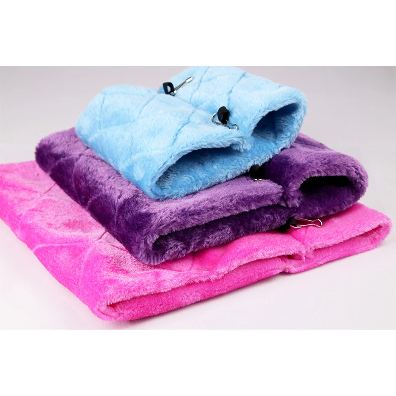 Pelúcia Caverna Pendurada para Dormir e Chocar, Hammock Hut, Pet Papagaio Gaiolas, Cama Quente Tenda, Acessórios Pet, Inverno