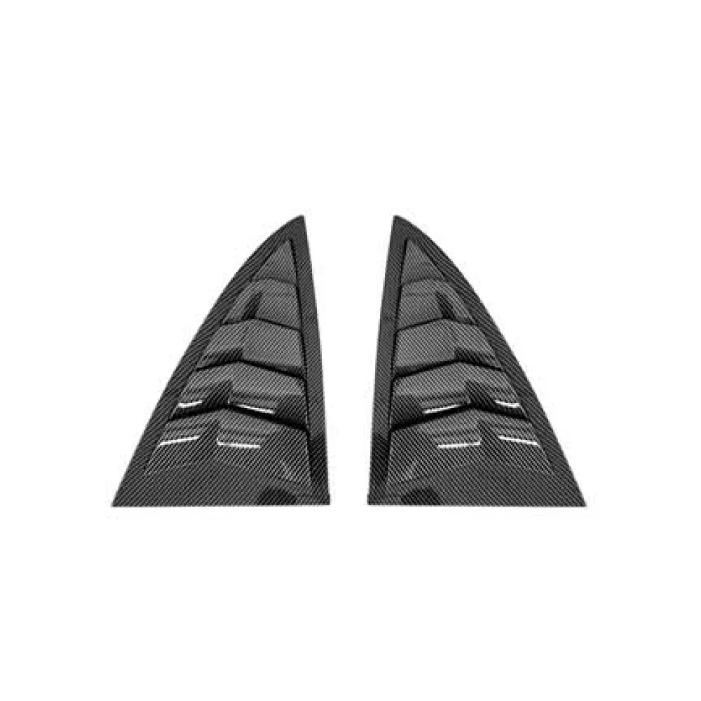 

Подходит для карбонового внешнего вида боковых оконных жалюзи Tesla Type 3.