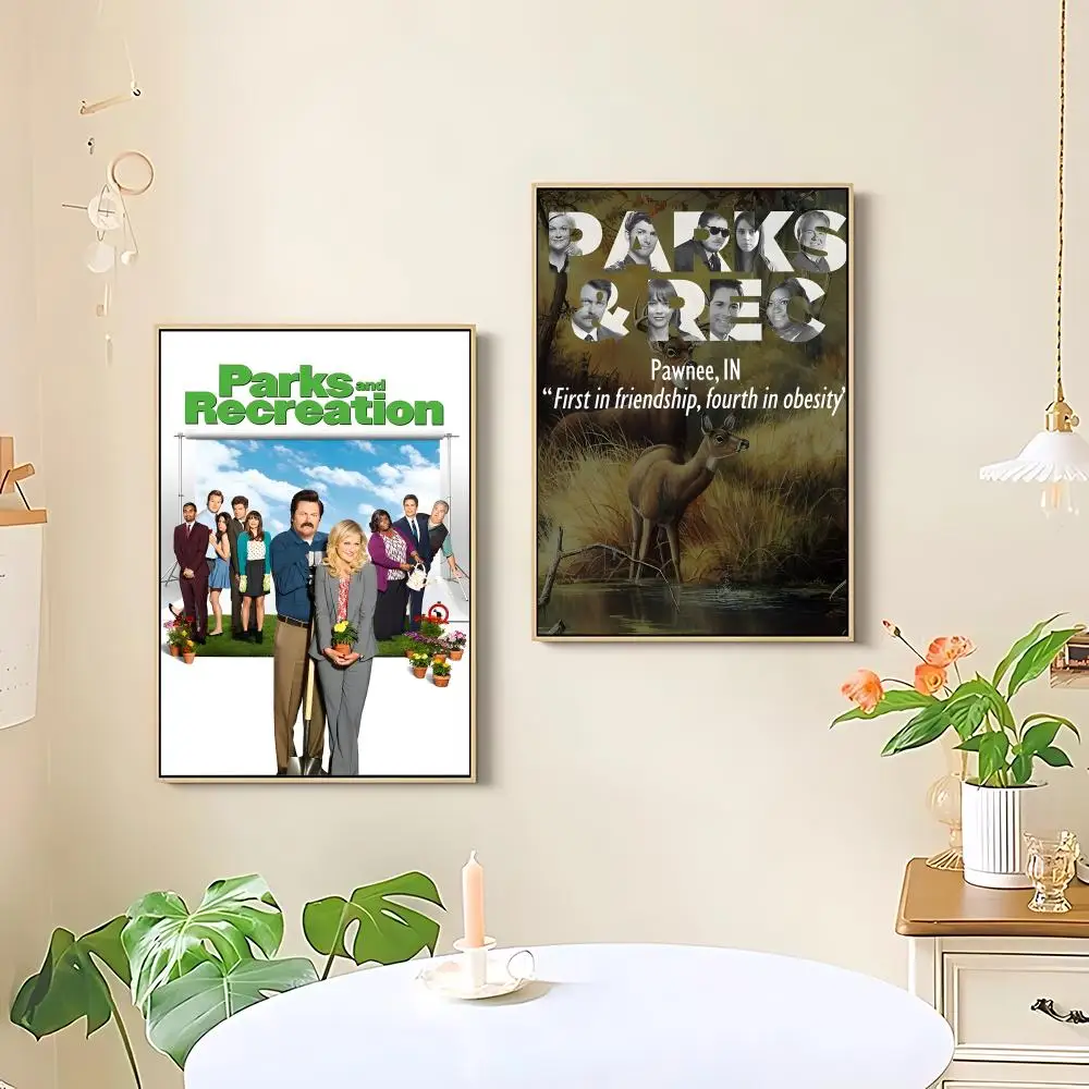 Parks and Recreation Poster HD art sticky wall waterproof home living room bedroom bar aesthetic decoration