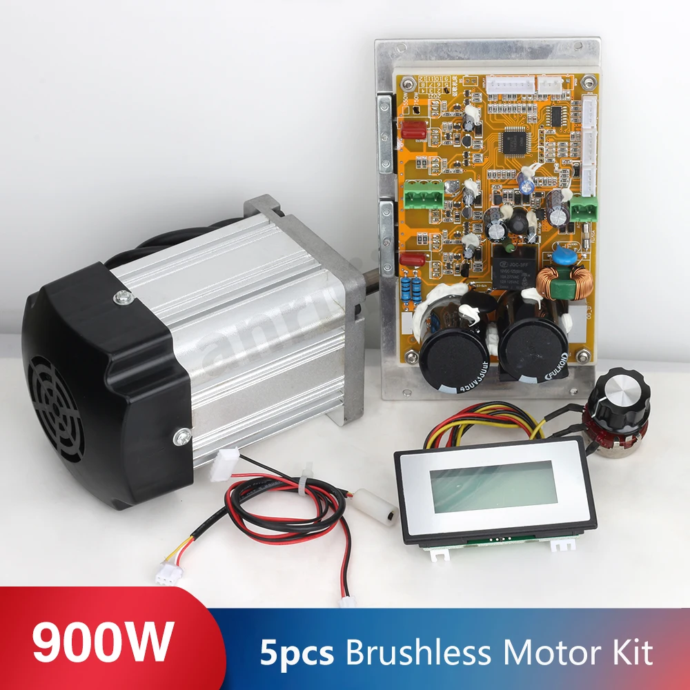 Brushless dc Motor Placa de Controle Principal Wm210v Torno Power Drive Board & Kit Motor 900w