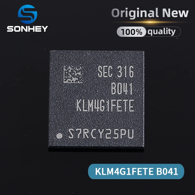 (5-10piece) 100% New Original KLM4G1FETE-B041 KLM4G1FETE B041 BGA EMMC Memory IC chip