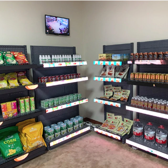 Tela colorida interna sinalização digital reprodutor de publicidade prateleira borda ultra ampla prateleira tela de exibição led