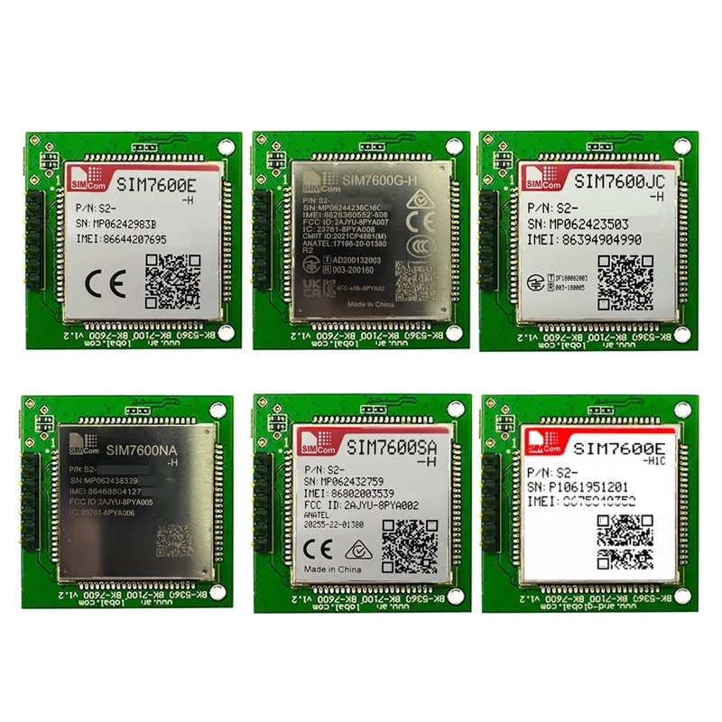 

Модуль SIMcom LTE Cat4 SIM7600G SIM7600E SIM7600E-L1C SIM7600SA SIM7600NA Комплект 4G