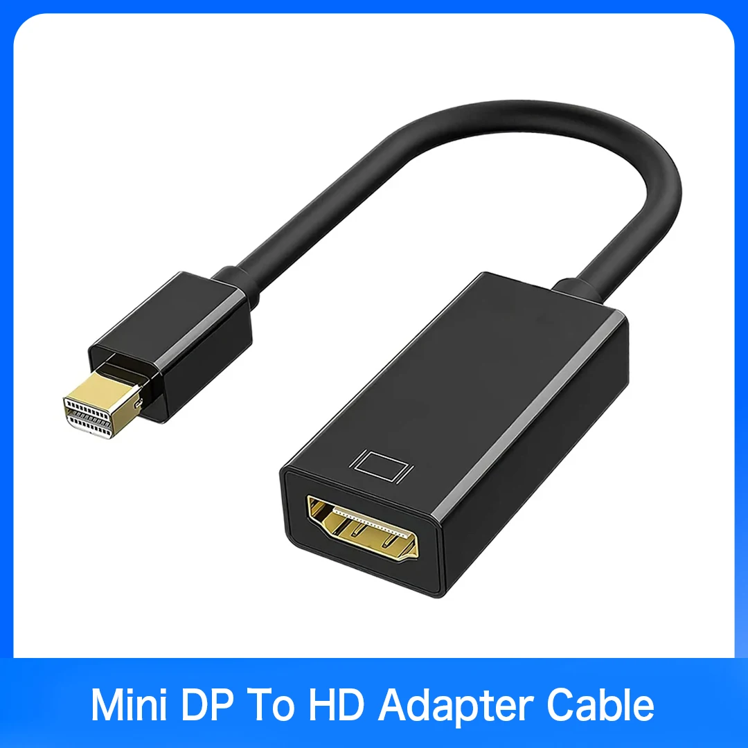 Mini DP Male to HDMI-compatible Female Mini Displayport To HDMI-compatible Cable 4K Adapter 1080P For Apple MacBook Air Pro