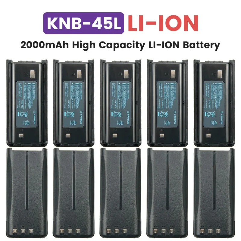 

10X 7.4V 2000mAh Li-Ion аккумулятор KNB-45L для радиостанций TK-2207 TK-3207 TK2312