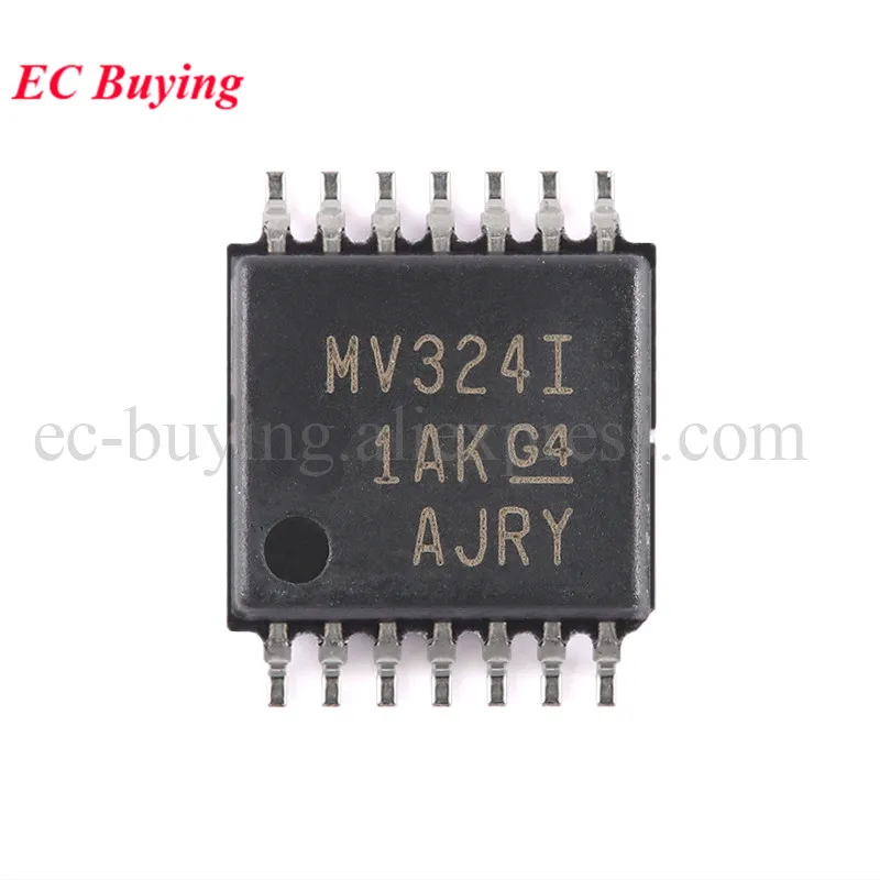 10pcs/5pc LM324PWR L324A LM324 L324 LM324P LMV324IPWR MV324I TSSOP-14 Four-way Operational Amplifier IC Chip New Original