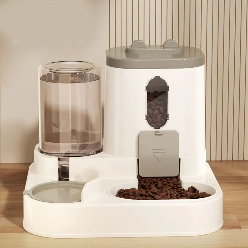

Automatic Automatic Cat Water Feeder Dry Wet Separation Large Capacity Pet Water Dispenser 2-in-1 With Water Fountain