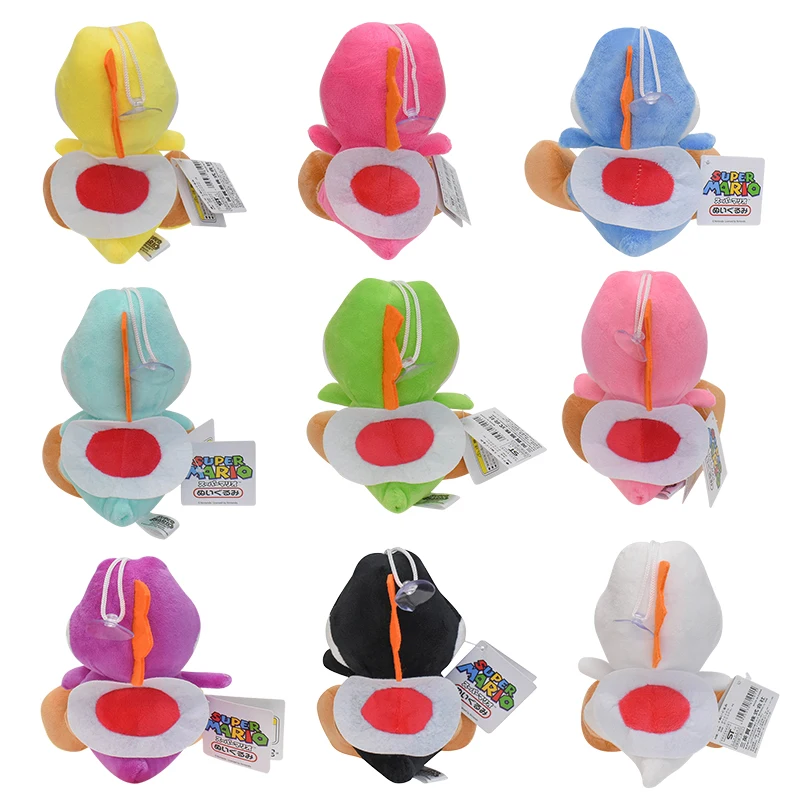 10 kolorów Mario Bros pluszowe zabawki fioletowe Yoshi pluszowe zabawki zielony czerwony niebieski Yoshi czarny różowy Yoshi Koopa Troopa lalki Anime Plushie