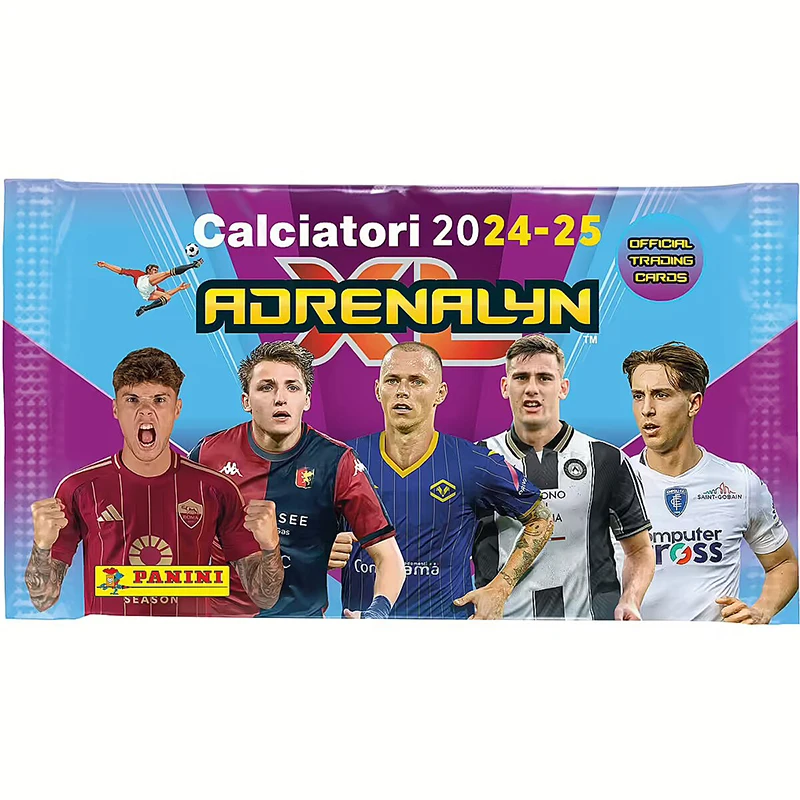 بانيني أدرينالين 2024-2025 سوبر ستارتر باك اللاعبين 24 كيس صندوق جمع بطاقة الأولاد هدية