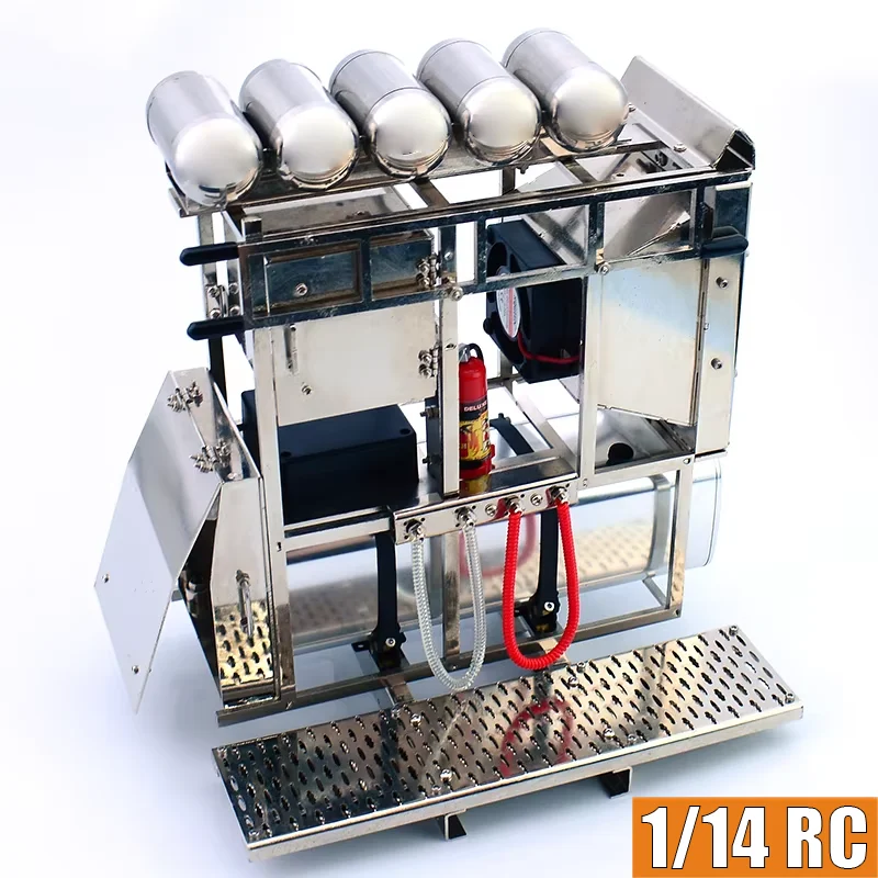 1/14 RC Truck Metal Simulation Equipment Rack for Tamiya for SCANIA 770S VOLVO for Arocs MAN TGX Car Accessories