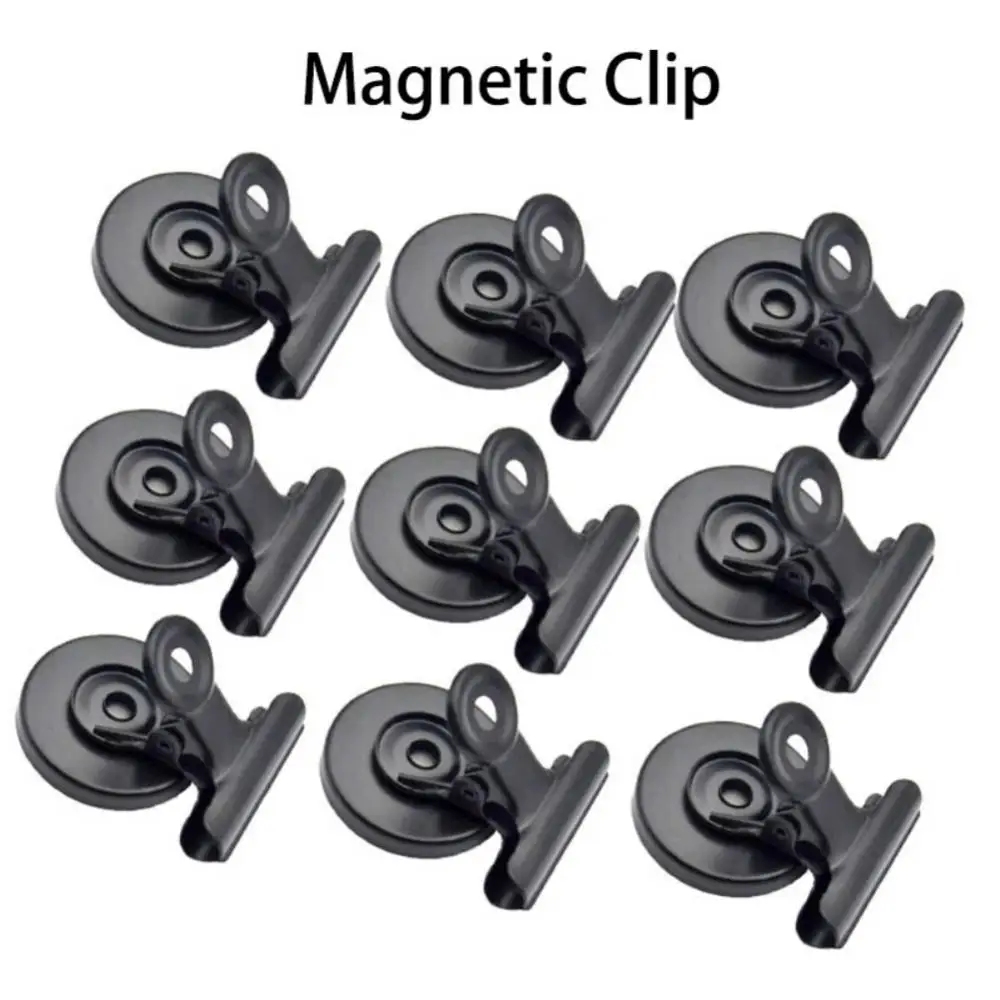 1/2/4/6pcs Fridge Magnets Clips With Anti-Scratch Sticky Pads Refrigerator Magnetic Clips Strong Heavy Whiteboard Magnets Clip