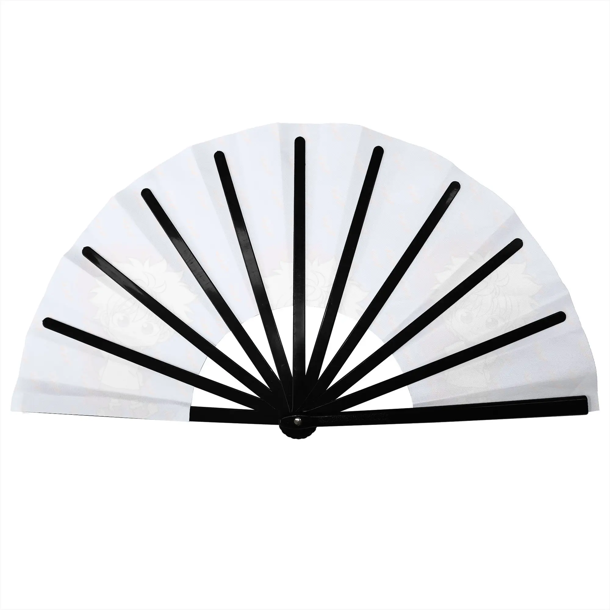 Classical HXH Cartoon Anime Mangas Stylish Hand Fan Men  Printed  Fan Trendy Costume Prop Folding Fans For Wedding Party Gift