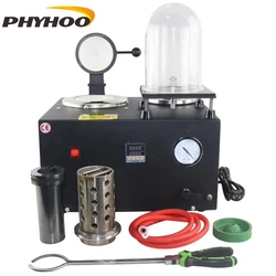 PHYHOO Melting Furnace Jewelry Casting Machine Large Digital Display High Temperature Refining Precious Metal Gold and Silver