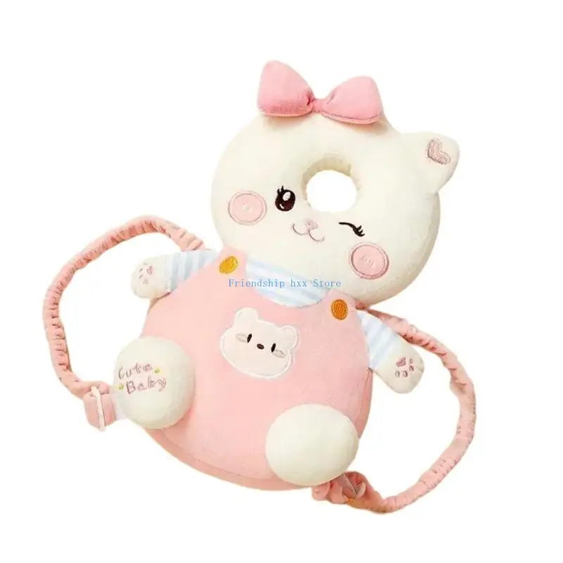 

F1CB Baby Head Protector Pillow Soft Lightweight Head Guard Cushion Cartoon Design for Walking and Crawling Infants