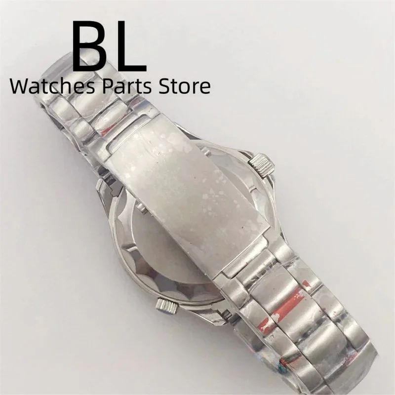 BLIGER 41mm Mechanical Watch For Men NH35A MIYOTA 8215 PT5000 With Orange Bezel Luminous Dial Sapphire Glass Unidirectional