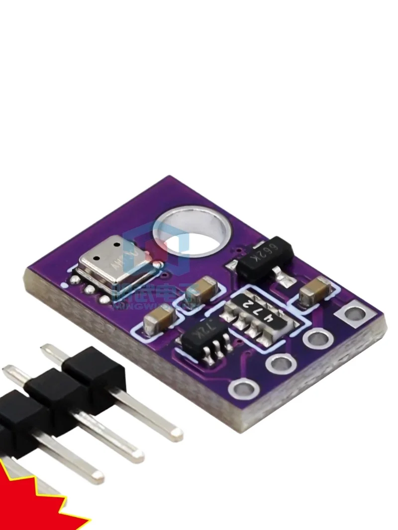 

AHT30 temperature and humidity sensor module, temperature and humidity probe I ² C digital signal high precision wide voltage