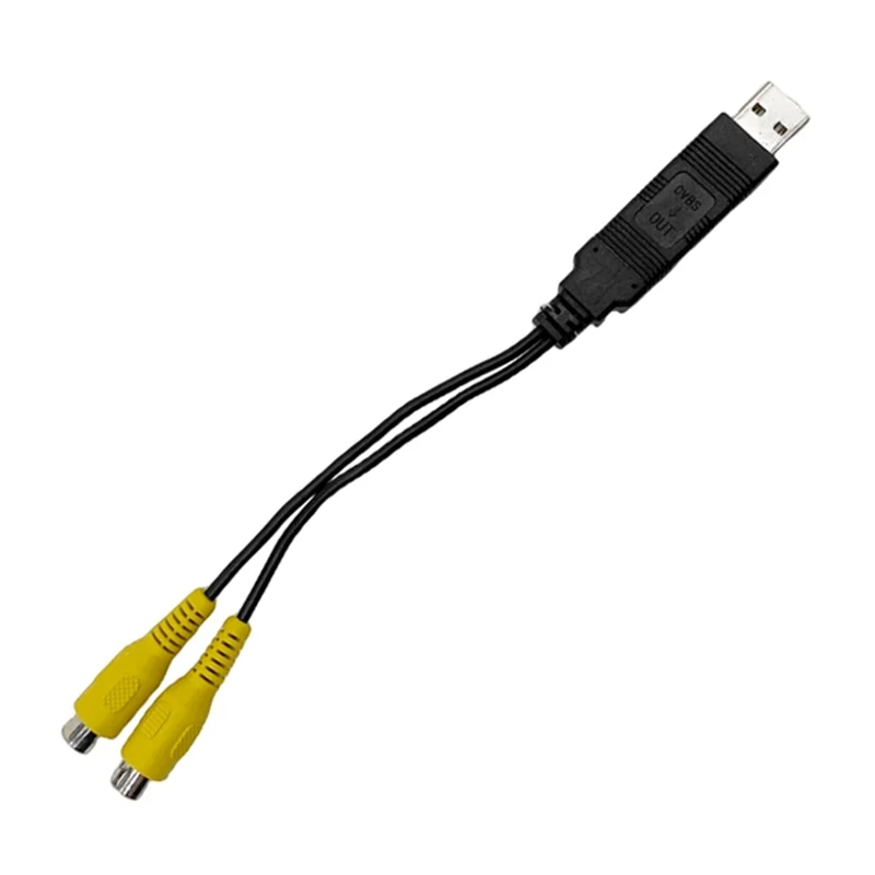 GROCE-автомобильный видеовыходной блок USB-порт к адаптеру CVBS портативный кабель видеовывода RCA 2 выход CVBS для Android
