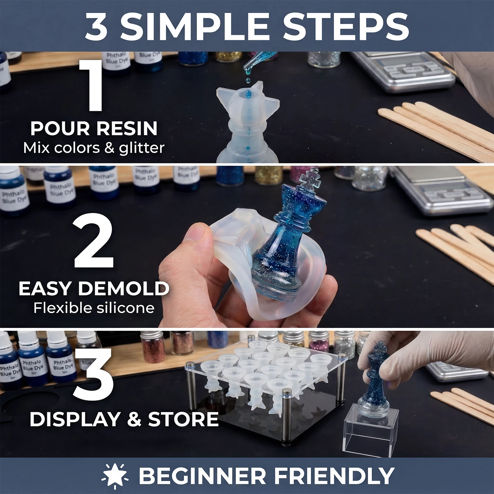 Thumbnail 4 - #65 Best Epoxy Resin Mold Sets to Buy In 2026