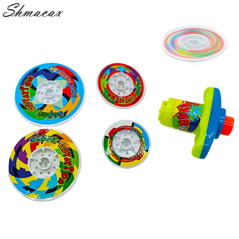 1 Set Colorful 4-layer Mini Gyro Spinning Toys  Christmas Gift Classroom Rewards Decompression Props