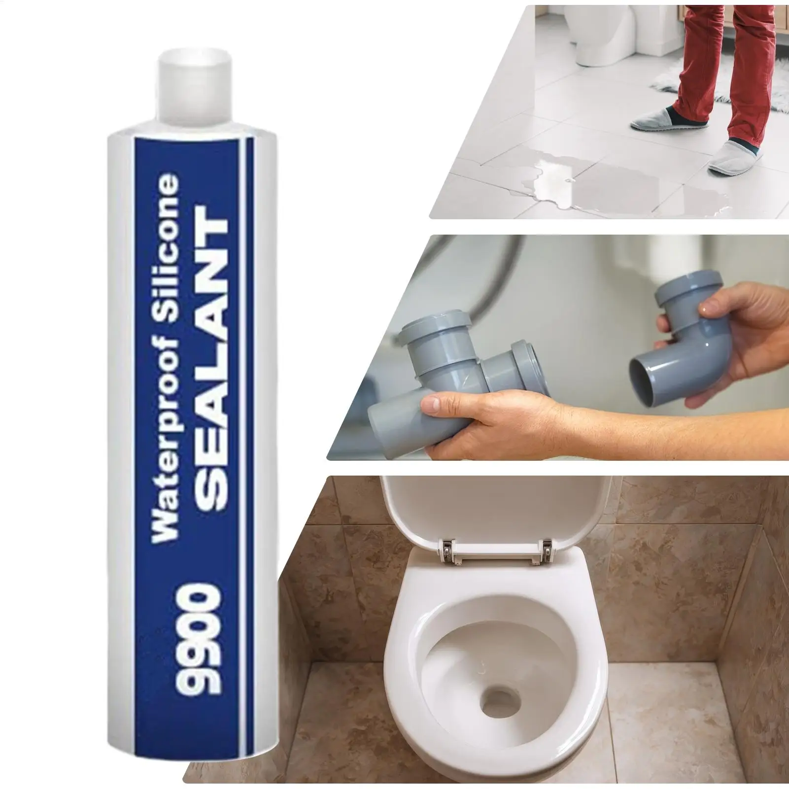 Waterproof Sealer Adhesive 9900 Sealer Structural Adhesive Bonder For Driveway Marine Window Industry Roof RV Bathroom Concrete