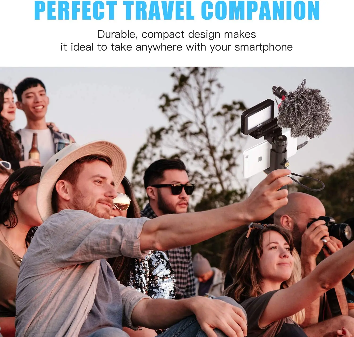 ボヤBY-MM1 BY-MM1プロエレクトレットコンデンサマイクロホンプラグアンドプレイ設計で軽量ポータブルショックマウントvlogためビデオ