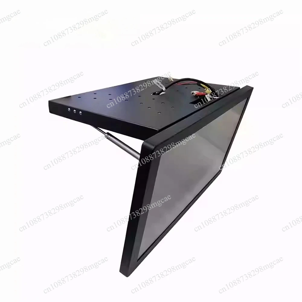 Large 27-Inch Android Roof Monitor for Vehicles, 12V/24V Wireless LCD Screen for Bus Advertising and Entertainment