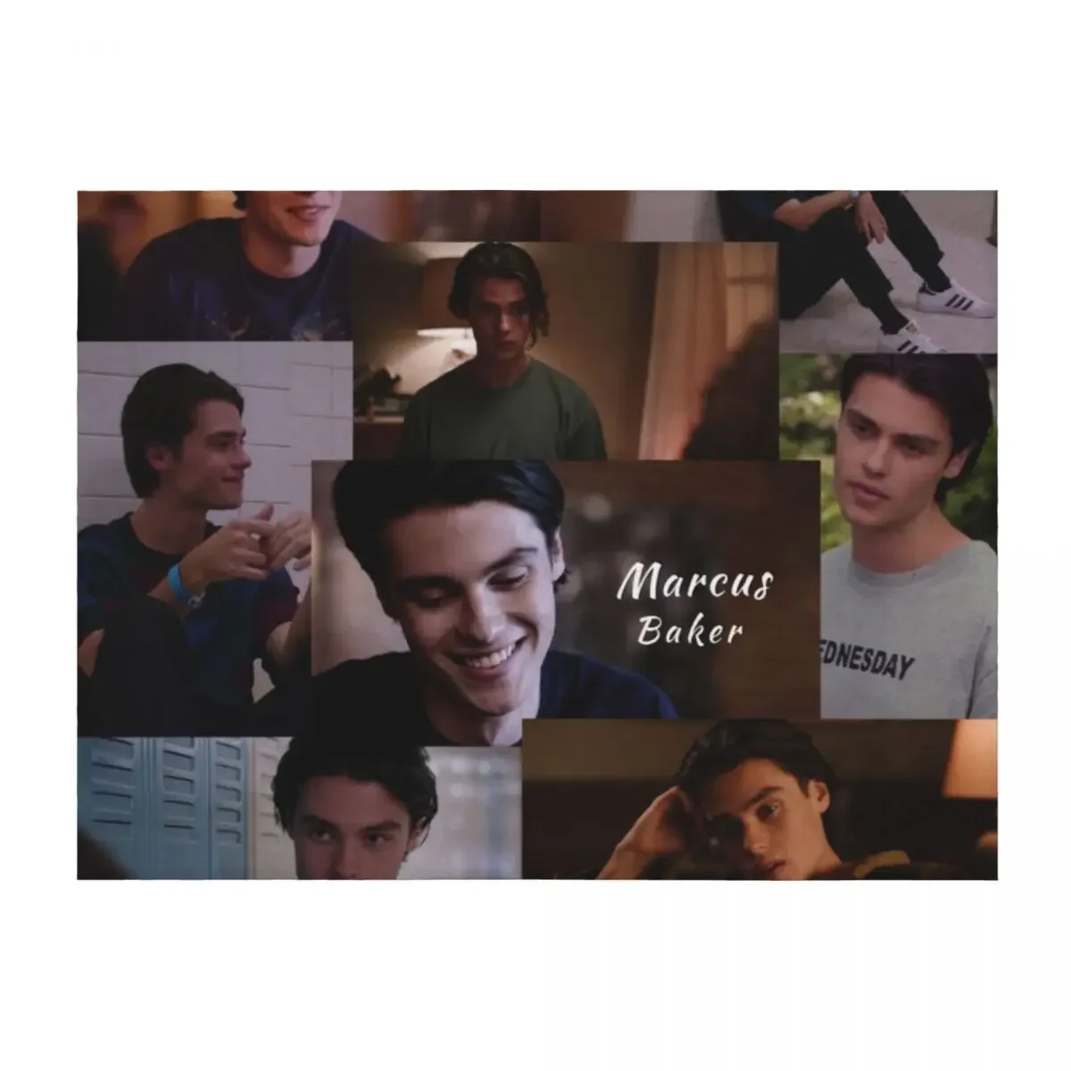 

Marcus Baker from Ginny and Georgia Throw Blanket Bed linens blankets and throws Soft Plaid Blankets For Bed Blankets