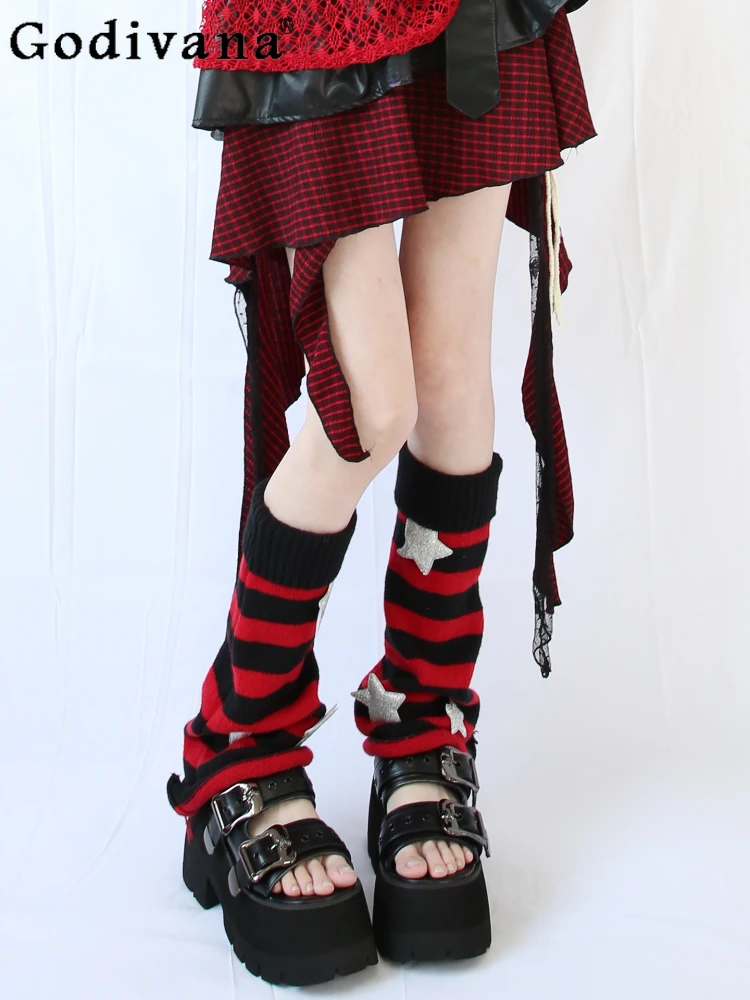 

Y2K Subculture Japanese Original Lolita Platform Thick Sole Slippers Punk Sweet Cool Hot Girl Height Increasing Slippers