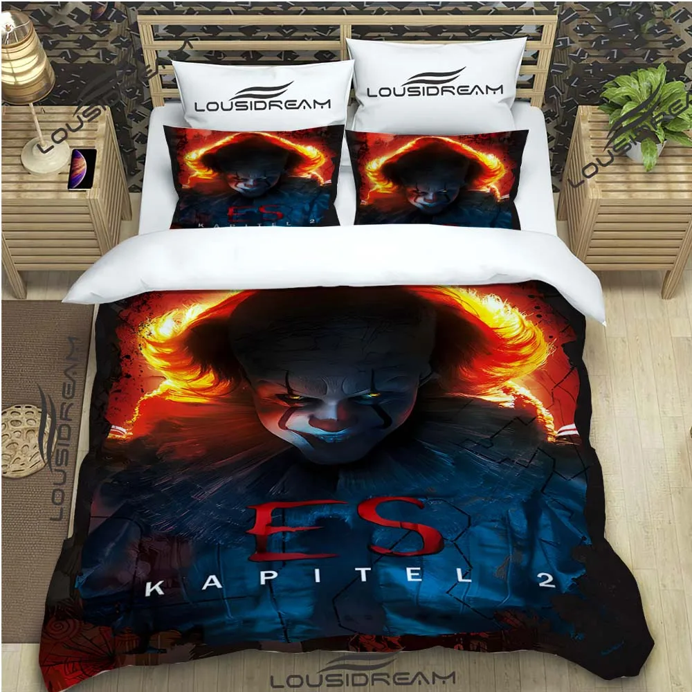 Horror Movie Bedding Set Halloween Duvet Cover Comforter Bed Single Twin Full Queen Size 3d Youth Kids Girl Boys Gift