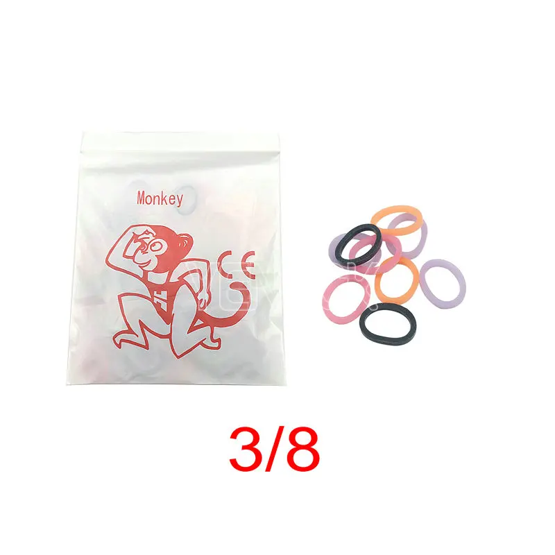 100 Teile/beutel Dental Kieferorthopädische Gummibänder Gummibänder 3,5 Unzen 6,5 unzen Zoo Pack Latex Hosenträger Kraft Zahnmedizin Werkzeuge – Detail 2