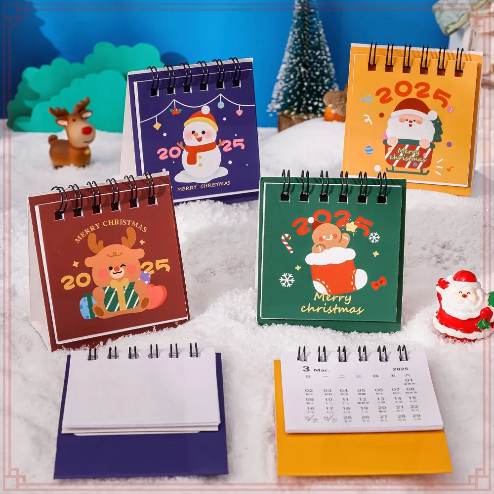 24 Pcs Wholesale 2025 Years Desktop Calendar Planner and Organizer for School Supplies and Printing Products