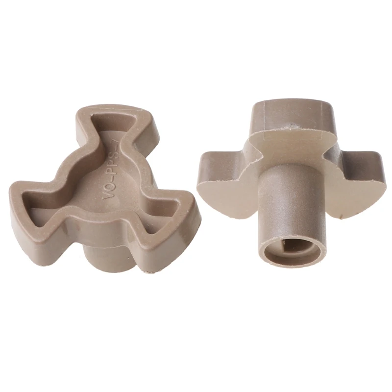 Plato giratorio para horno microondas, 2 piezas, 14mm, guía de rodillo, soporte, acoplador, bandeja, eje