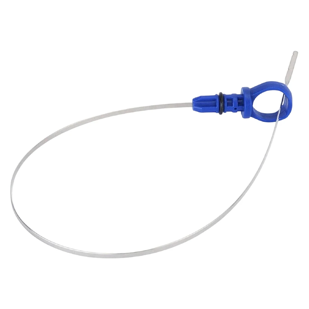 Steel Gauge Engine Oil Dipstick Vehicle Maintenance Blue Precision Measurement Accurate Scale Direct Replacement