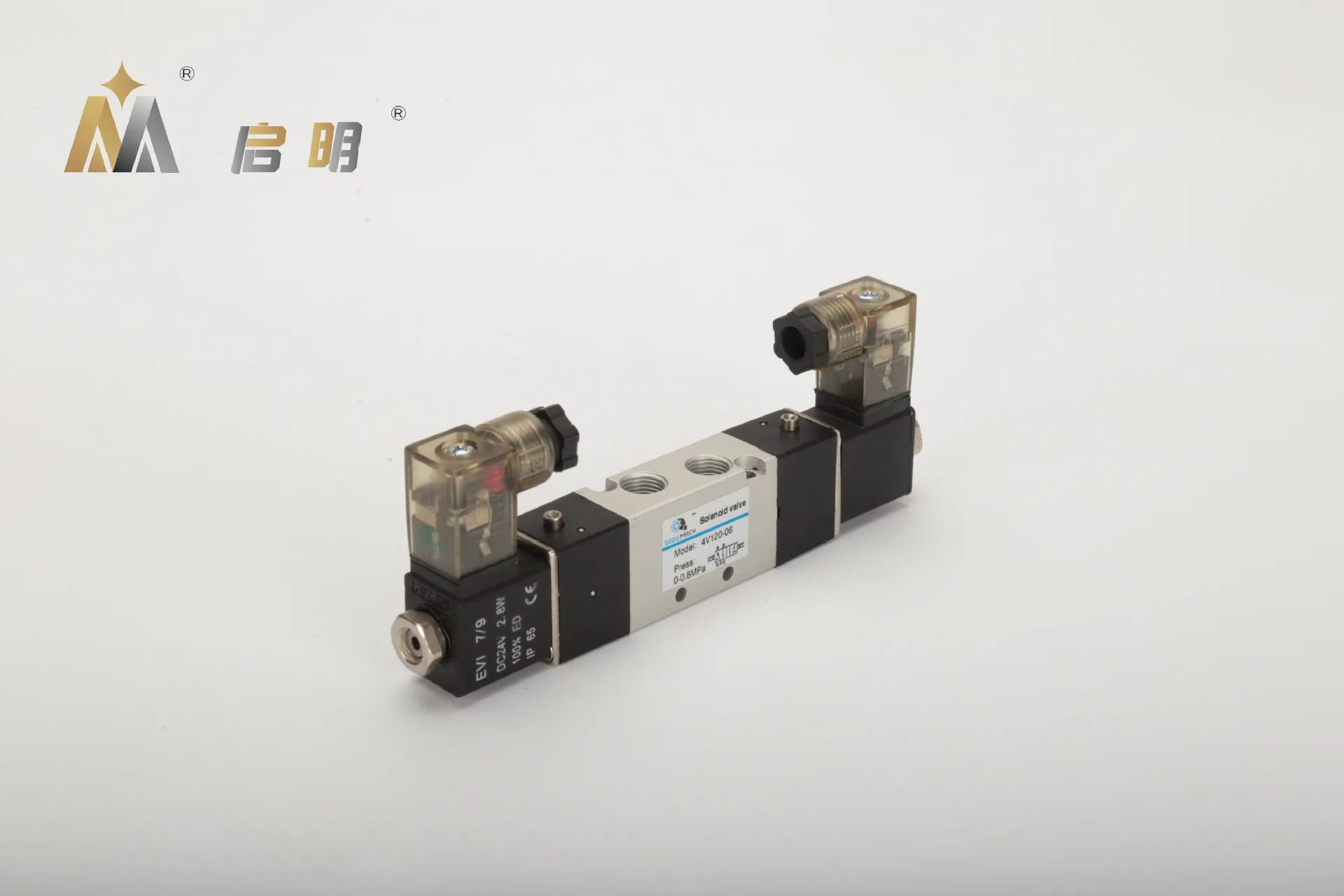 4V120-06 2-position 5-way Pneumatic Solenoid Valve