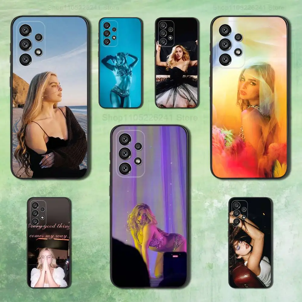 

Hot A-Addison R-Rae Singer For Samsung Galaxy A53,31,52,72,41,22,73,32,71,Note,J7,8,9,5G Soft Black Silicone Phone Case