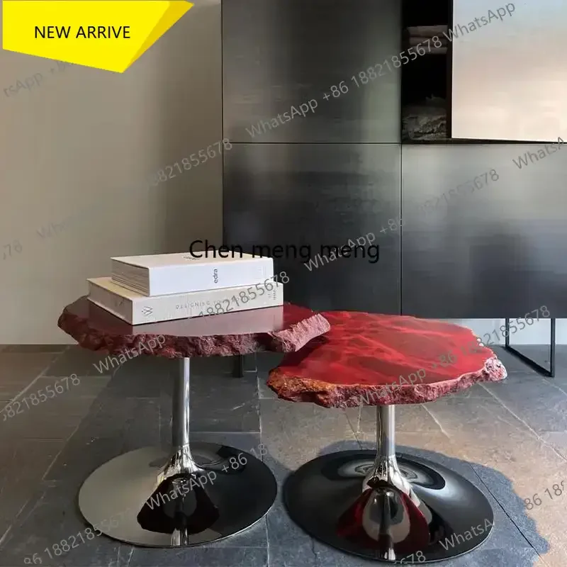 Z183 Minimalist Unique Coffee Table Transform Cute Aesthetic Luxury Coffee Table Standing Modern Nordic Metal Couchtisch Furnitu