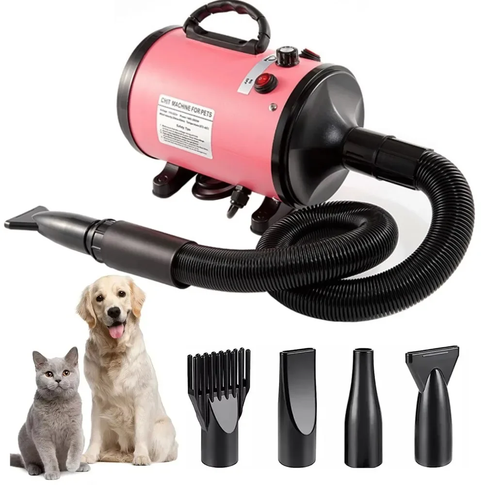 Pet Hair Dryer High Power Silent Grooming Dog Hair Dryer Hot and Cold Alternating Hair Dryer for Cats and Dogs