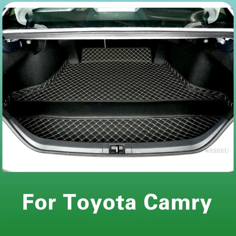 

Custom Trunk Mat For Toyota Camry 2018-2024 Accessories Hybrid Decoration Pad Auto Cargo Liner Carpet Car Accessories Interior