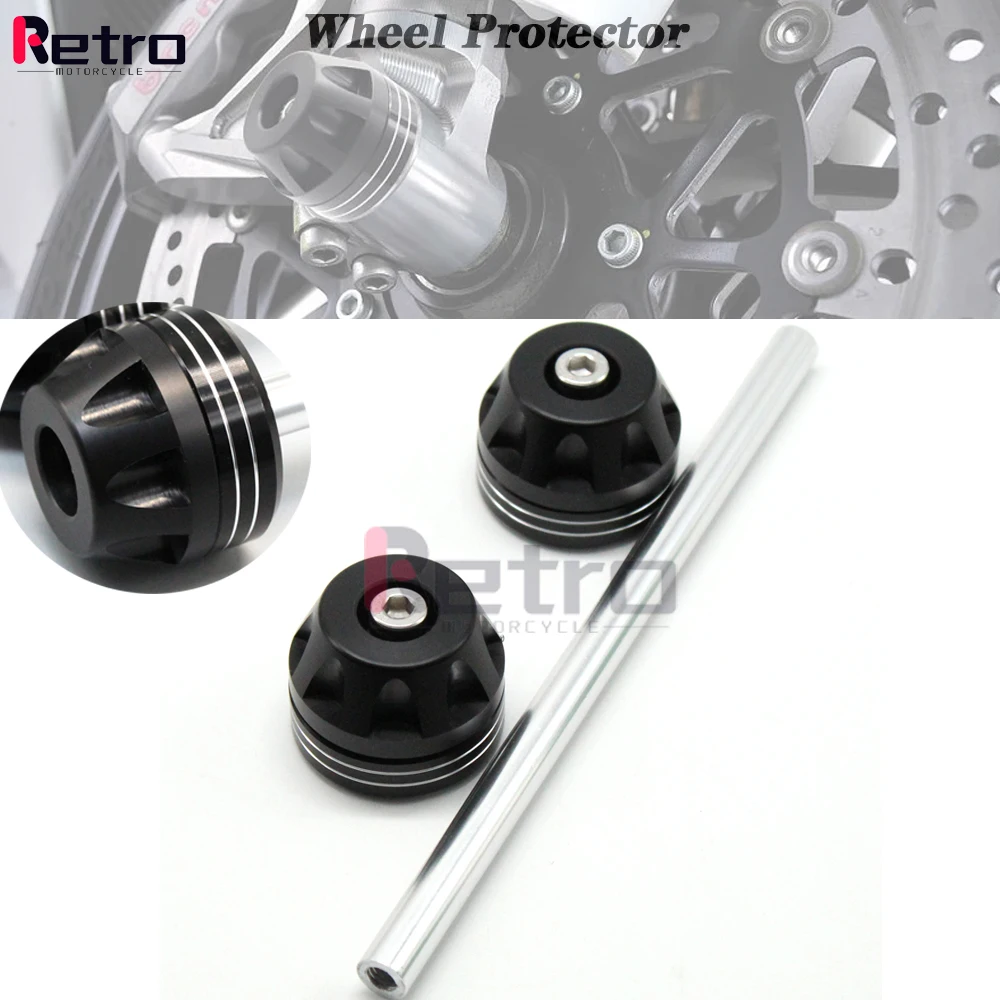 

Front Axle Fork Crash Slider For SUZUKI GSX-R 600/750 GSXR600 GSXR750 2000-2020 Motorcycle Wheel Protector Falling Protection