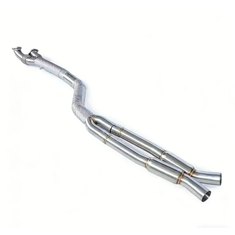 For BMW M3 M4 G80 G82 3.0T 2021-2024 Sonicdiy SS304 Insulated Racing Mid Pipe Performance Sound Upgrade