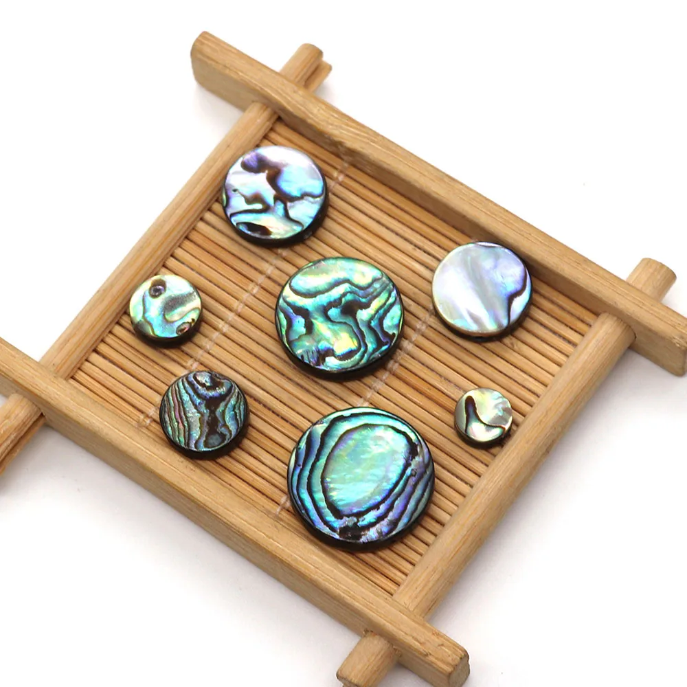 5 Pack Natural Abalone Bead Charms 6-20mm DIY Fashion Making Bracelet Necklace Earrings Beads Charm Women Gift Accessories