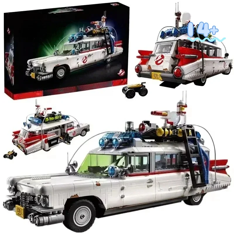 

In Stock Disney 10274 Ghostbuster Ecto1 Building Blocks Model Car Display Toys Gifts For Adults Kids Halloween Christmas