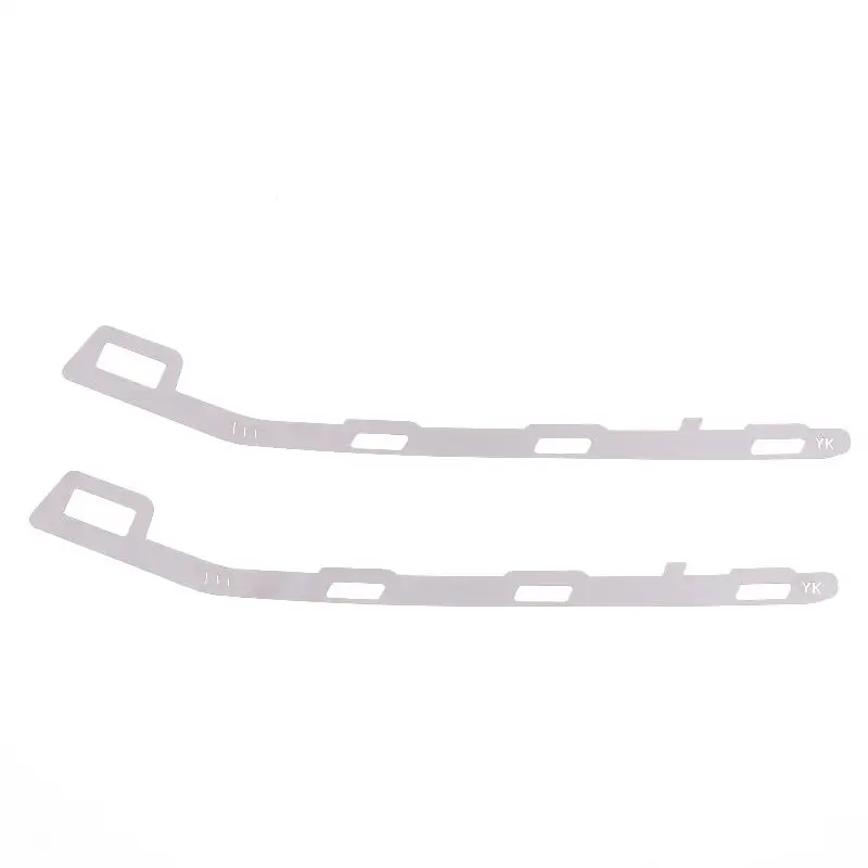 NEW 2Pcs Front Bumper Repair Metal Plate Buckle Broken Opening Rotten Buckle Repairer Bracket For 3 Axela 2013-2019